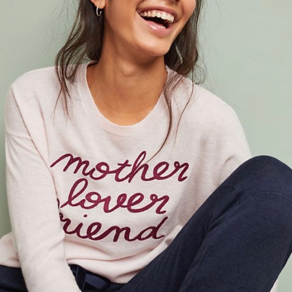 NEW • Sundry • Mother Lover Friend Sweater Pink